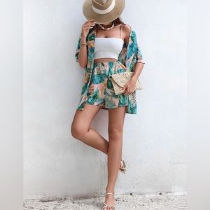Tropical Kimono Set